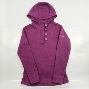Columbia Plum Purple Hooded Fleece Pullover